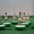 Subbuteo Andrew Table Soccer Panathinaikos 2007-2008 away kit on Lightweight bases